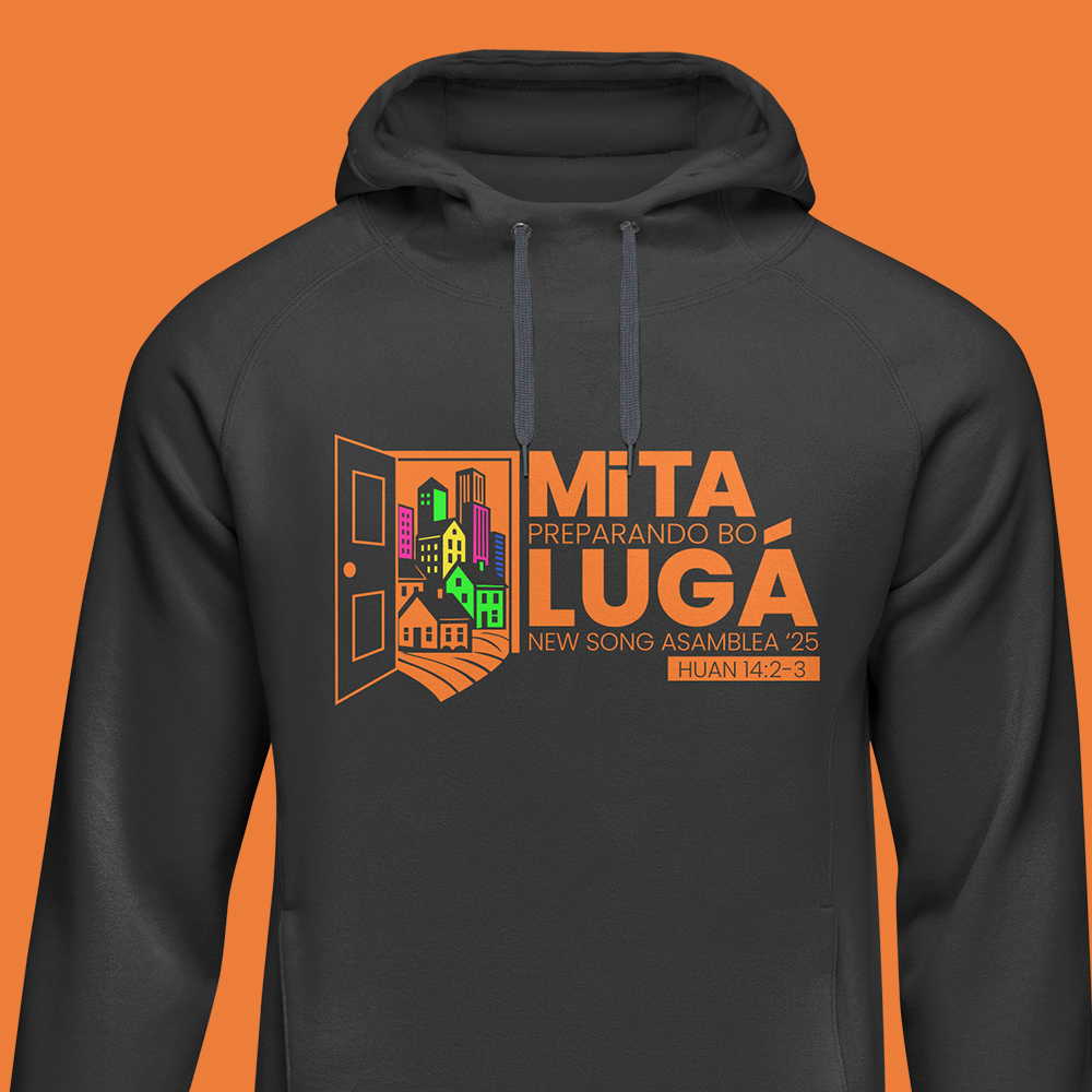 Charcoal Orange Hoodie Asamblea 2025