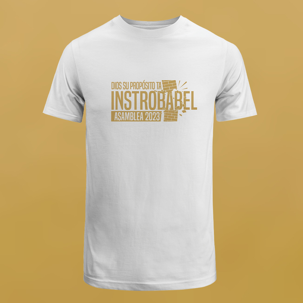 Wit - Goud T-Shirt Asamblea 2023